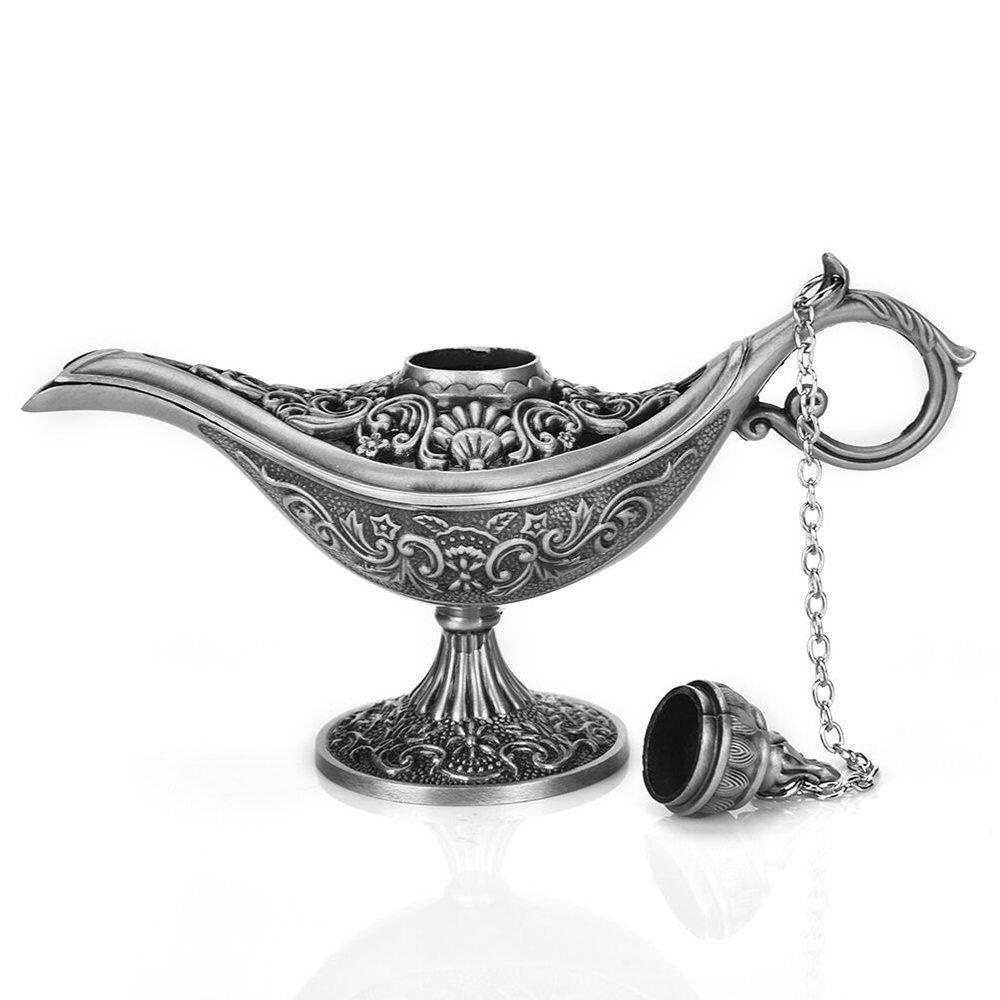 JANE Đèn Thần Aladdin Bằng Hợp Kim Kẽm Phong Cách Retro