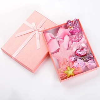Set kẹp nơ bé gái