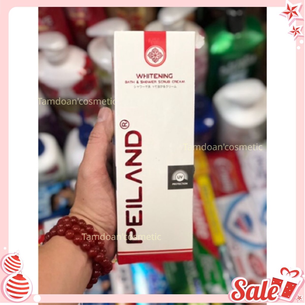 SỮA TẮM HẠT TRẮNG DA PEILAND 350ML (DẠNG VÒI)