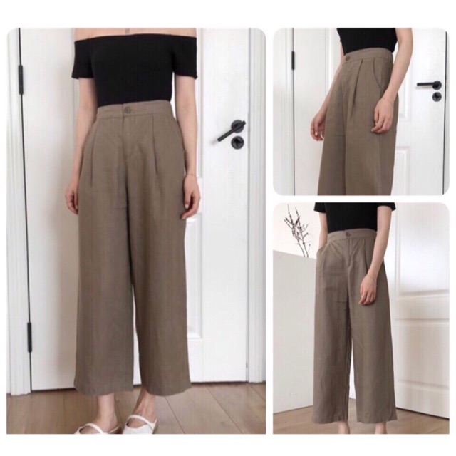 Quần Culottes đũi Cati siêu đẹp!