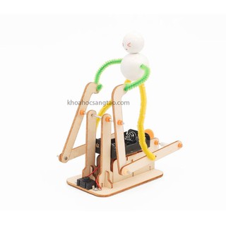 Bộ lắp ráp gỗ người tập thể dục-Đồ chơi khoa học sáng tạo