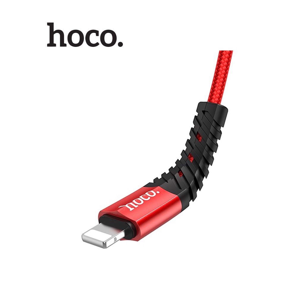 Cáp sạc hoco. X38 sạc nhanh 2.4A dây dù cao cấp chống gãy gập dài 1M