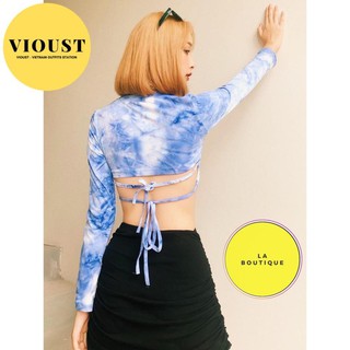 Áo tay dài hở lưng - vioust