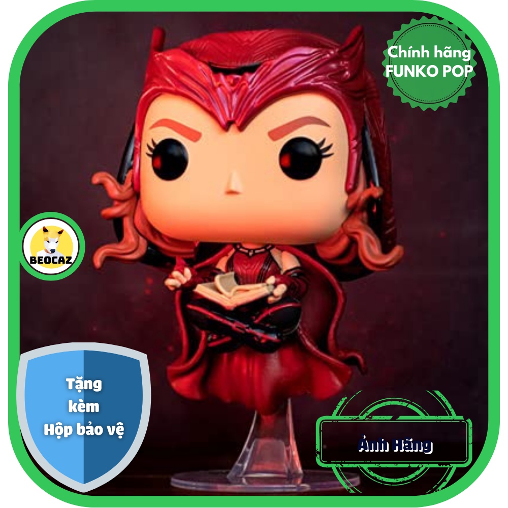Funko Pop Marvel WandaVision Chính Hãng Scarlet Witch chiến đấu No.823 Avengers tiệm Đồ chơi Beocaz Mô hình quà tặng