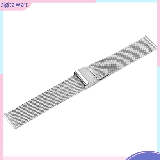 Dây Đồng Hồ Thay Thế Bằng Thép Không Gỉ Dạng Lưới Kỹ Thuật Số 18 20 22 24Mm