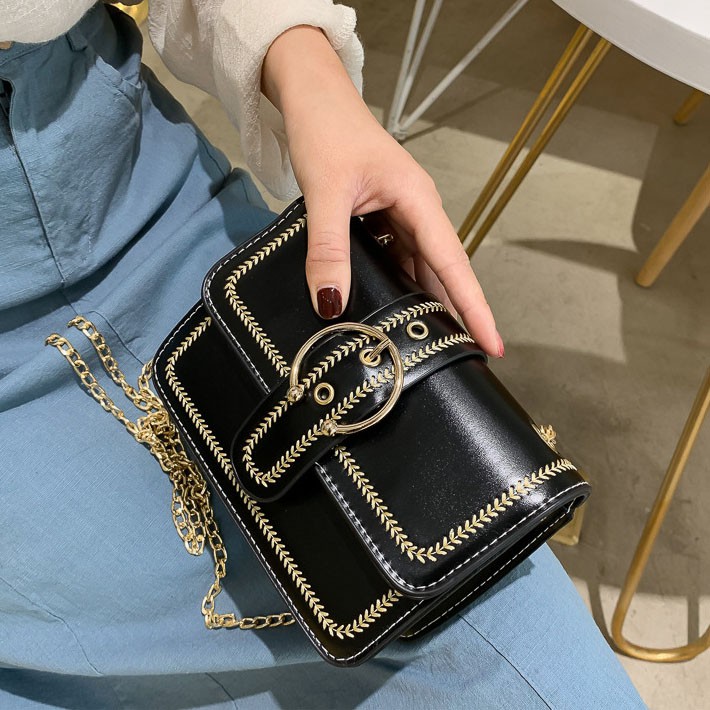 Mẫu Túi Xách - Túi Đeo Chéo Công Sở Mới Siêu Hot 5 Màu 3 Ngăn Lớn Họa Tiết Sang Trọng - Shop Jewel