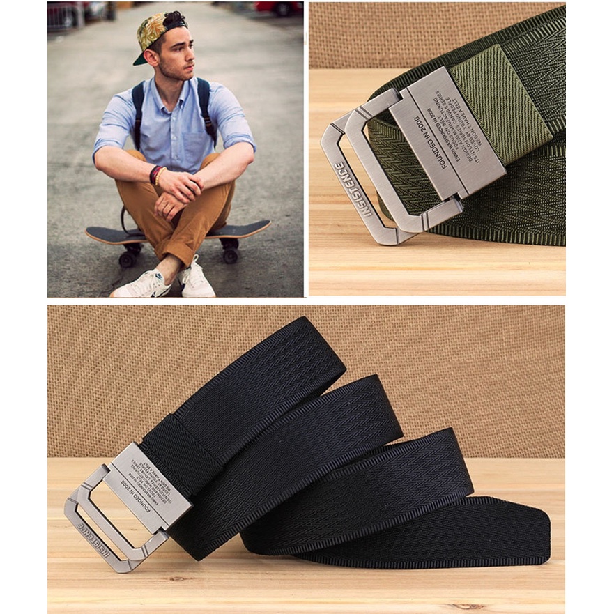 Dây Lưng Nam Đẹp Vải Dù Thời Trang Thắt Lưng Nam Cao Cấp