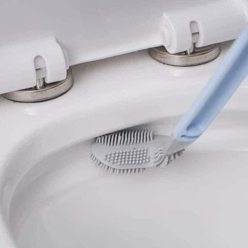 Chổi vệ sinh TOILET thông minh Silicon mẫu mới nhất 2021 sạch mọi ngóc ngách