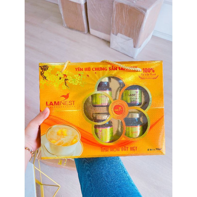 Lốc Yến 6 hủ mix vị - Quà biếu tặng