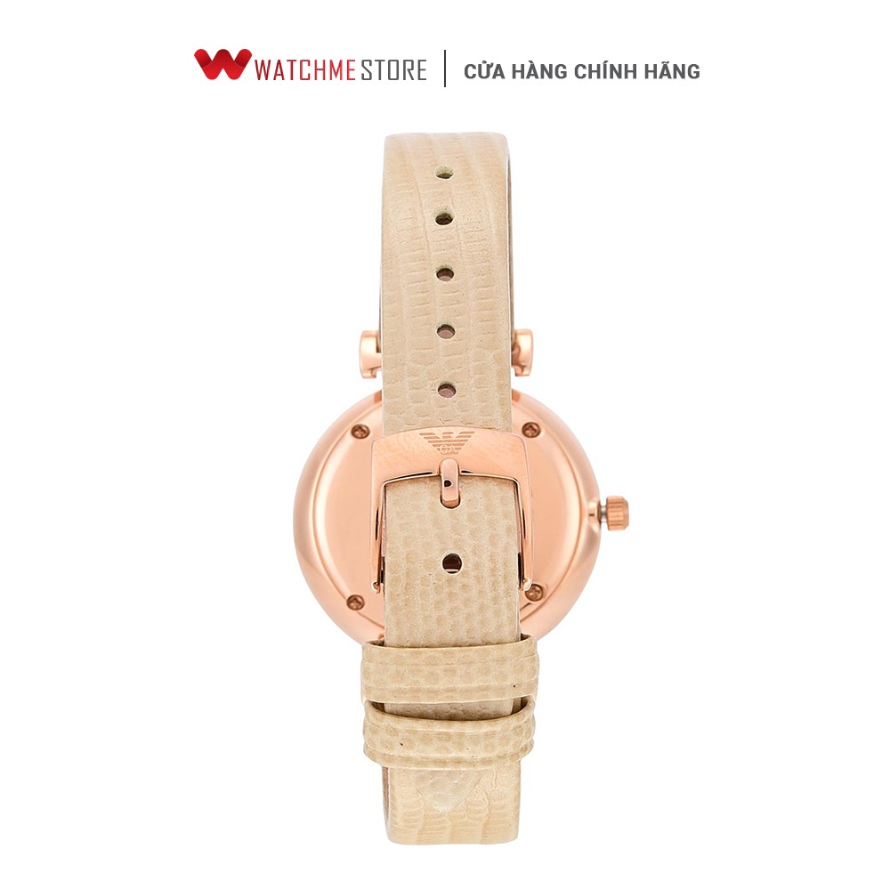 [ ĐẶC BIỆT 18-29.07 - VOUCHER 10%] - Đồng hồ Nữ Emprorio Armani dây da AR1681