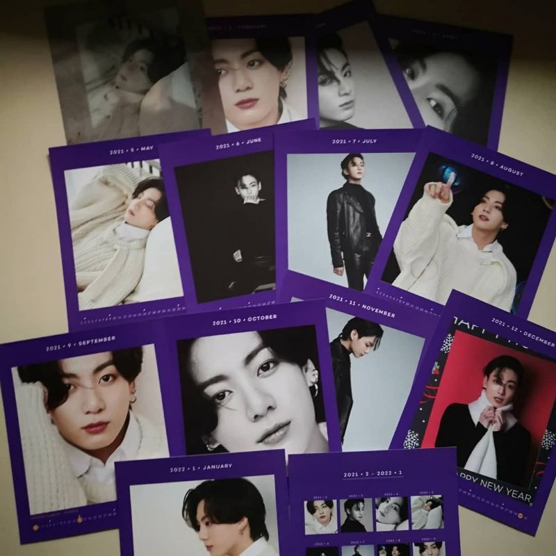 [OFFICIAL MERCH] FULL SET LỊCH 12 THÁNG DICON BTS 2021