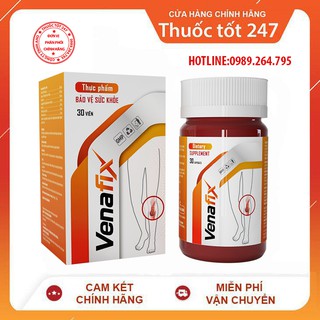 VENAFIX 👍 [CHÍNH HÃNG] ❤️ VIÊN UỐNG ĐẨY LÙI SUY GIÃN TĨNH MẠCH TĂNG TUẦN HOÀN MÁU GIẢM ĐAU NHỨC CƠ CHÂN HIỆU QUẢ AN TOÀN