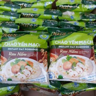 1 Thùng cháo yến mạch xuân an 40g rau nấm, thịt gà, thịt bằm ( 30 gói)