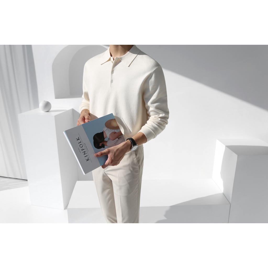 Áo len nam dệt kim cao cấp Hàn Quốc Swell Soft Kara Knit