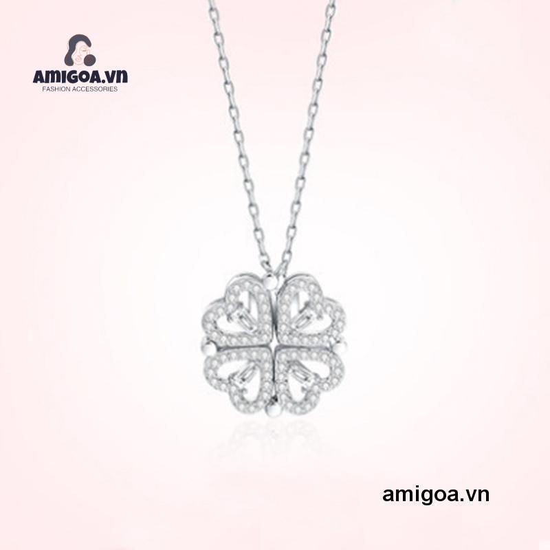 ✨✨Vòng cổ Mặt Hình Cỏ Bốn Lá Xinh Xắn Cho Nữ