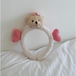 Băng Đô, Bờm Cài Tóc Gấu Phối Tim Siêu Cute