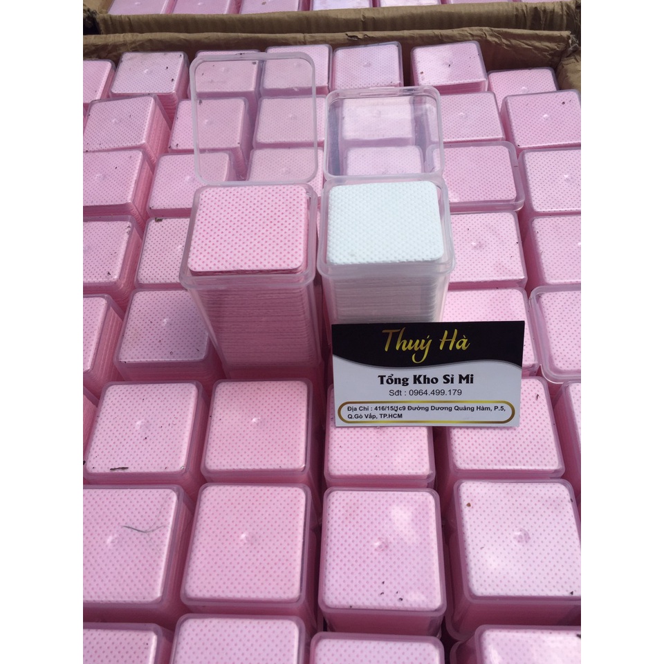 Giấy vệ sinh nắp keo, giấy lau khô đầu keo_dụng cụ nối mi_THÚY HÀ