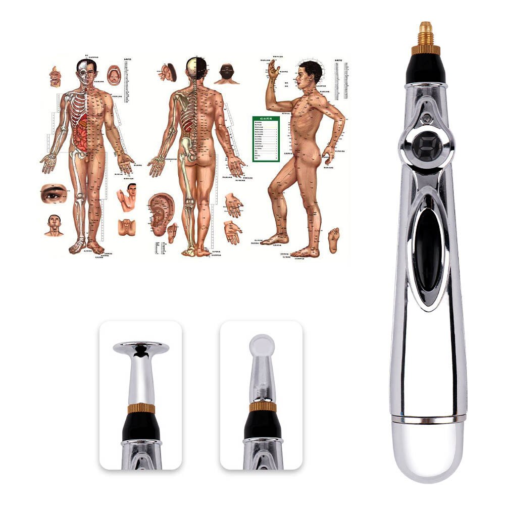 Acupuncture Pen Energy Pen Massage TENS Unit Body Massager Digital Therapy Machine Muscle Stimulator