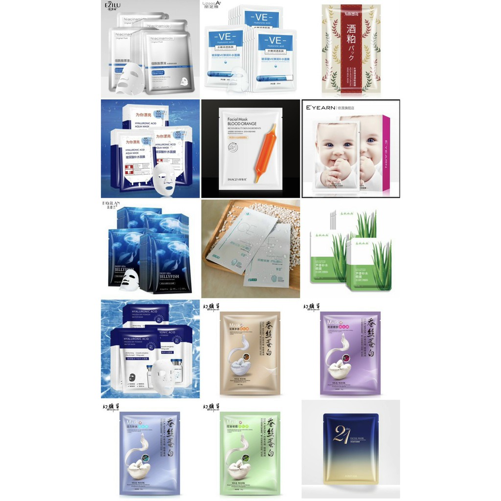 Mặt Nạ Giấy Cấp Ẩm - Mix Ngẫu Nhiên - Chị Mai Làm Đẹp | Thế Giới Skin Care