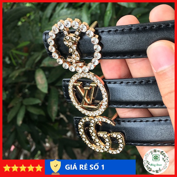 Thắt lưng thời trang nữ bản nhỏ phong cách hàn quốc - mặt khóa xinh xắn, sang trọng - TLN002