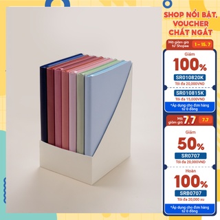 Sổ bìa da mềm Macaron