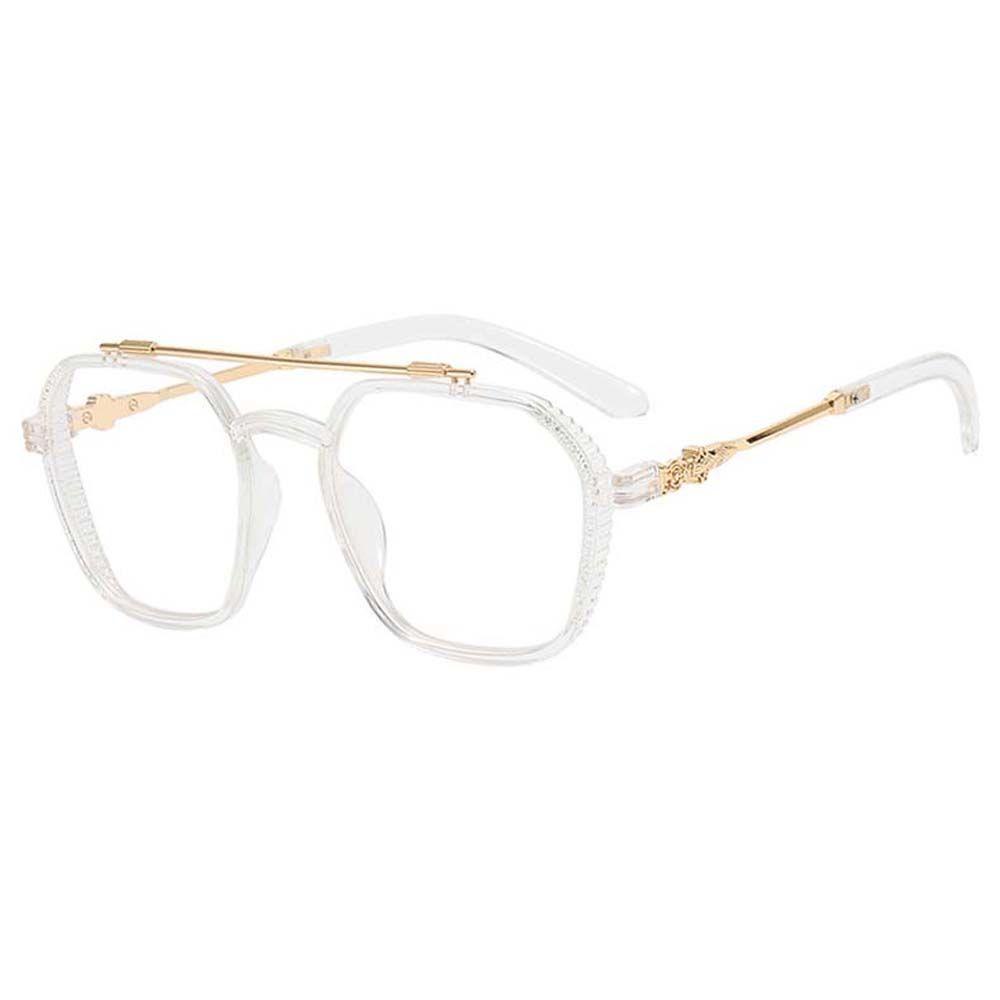 VANES1 Mắt Kính Gọng Vuông Đôi Màu Đen Chống Bức Xạ Cho Nam