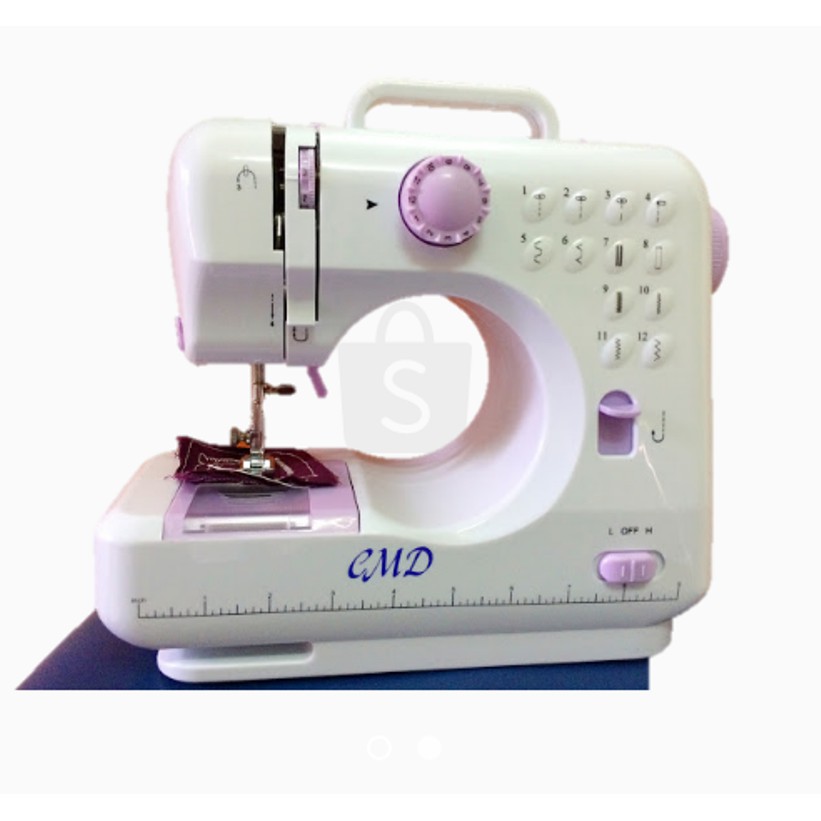 Máy khâu gia đình 12 đường chỉ CÔNG PHÁ MỌI LOẠI VẢI - CÓ VẮT SỔ