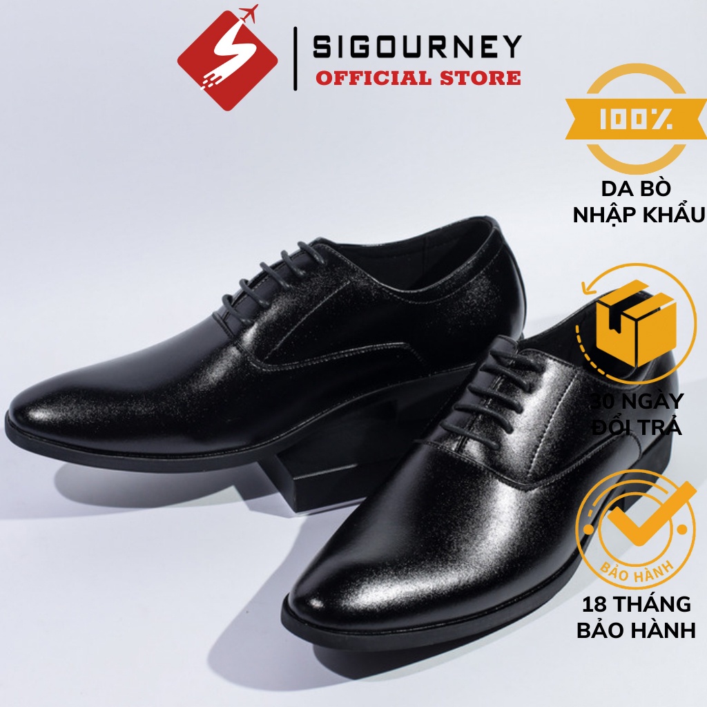 Giày Oxford nam sang trọng da bò cao cấp SIGOURNEY SIG-30