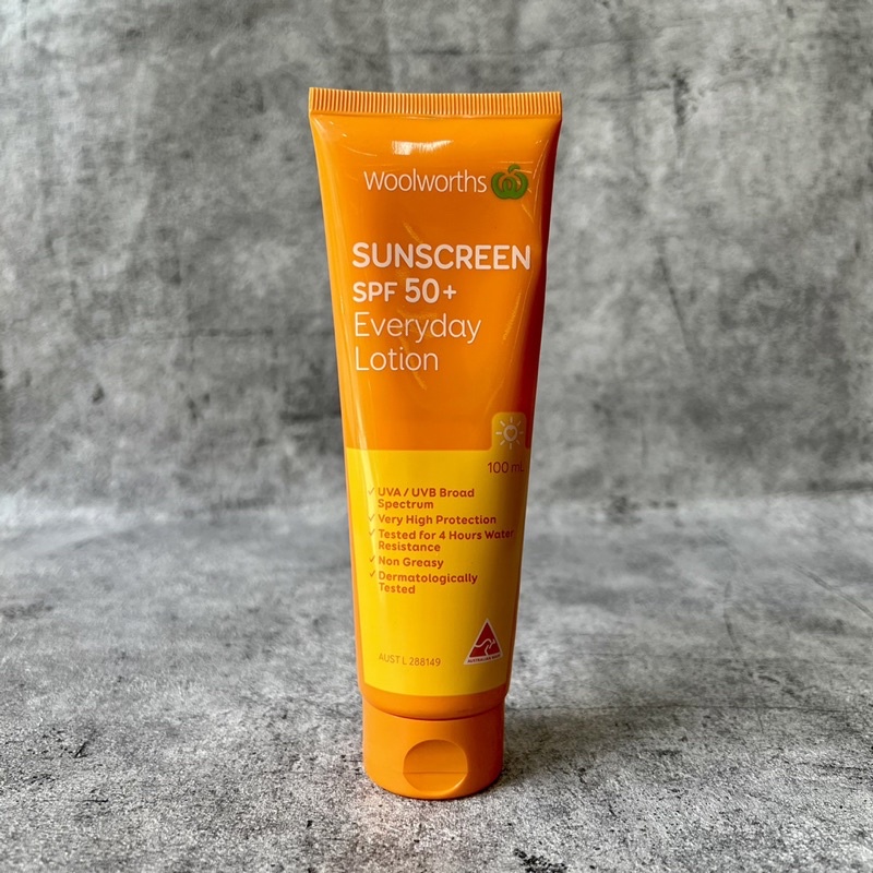 [ Mới 2022 ] Kem Chống Nắng Woolworths Sunscreen Everyday Lotion SPF 50+  100ml/500ml/1L