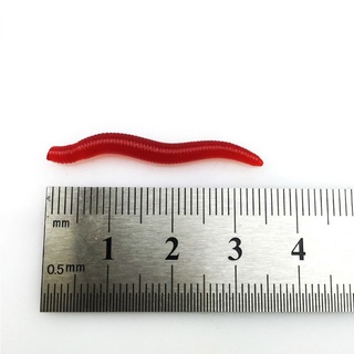 Set 50 / 100 Mồi Giun Giả Câu Cá Bằng Silicone