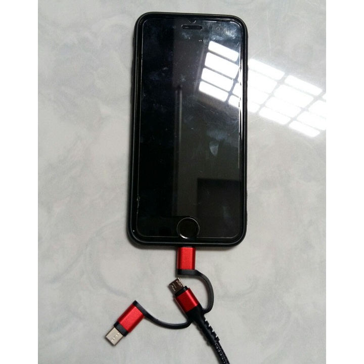 Cáp MHL đa năng 3 trong 1 thích hợp mọi dòng smartphone - iOS, Android - Hồ Phạm