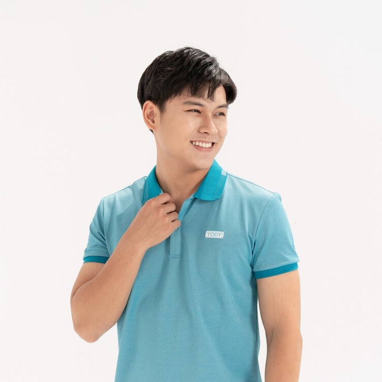 Áo polo nam Yody phông tay ngắn vải cotton mắt chim co giãn 4 chiều, form dáng trẻ trung - thanh lịch - APM3299 | BigBuy360 - bigbuy360.vn
