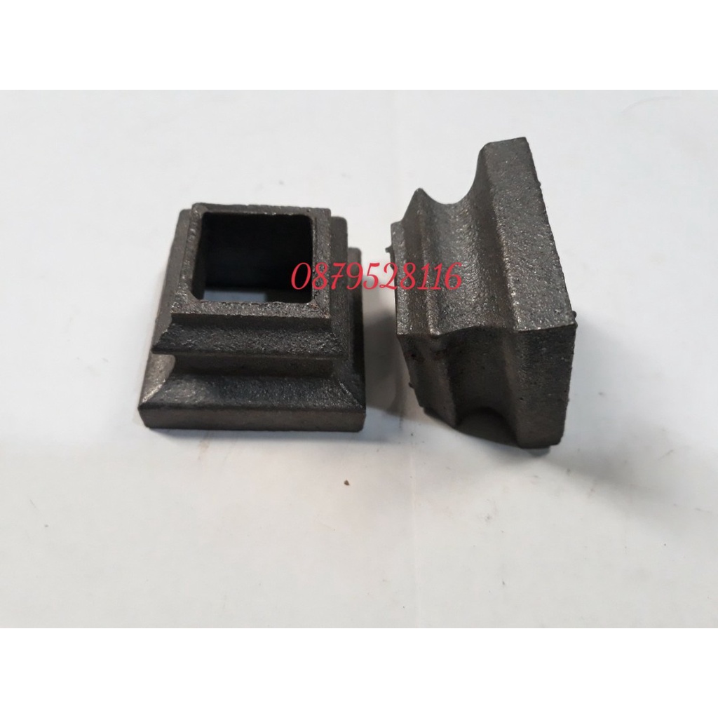 Chân Ổ chụp gang trang trí mỹ thuật cầu thang lan can .đế vuông 14. 16. 20 trang trí cửa cổng lan can cầu thang phụ kiện