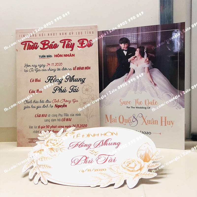 Bảng Form Tên Cô Dâu - Chú Rể, , Đính Hôn - Lễ Vu Quy - Đám hỏi, Treo backdrop ,Treo cổng hoa
