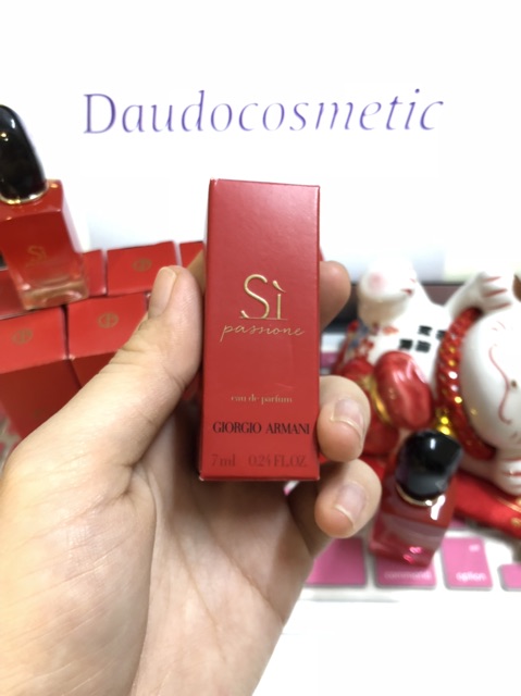 [Mã 1512FMCGSALE1 giảm 10% đơn 250K] [ mini ] Nước hoa Giorgio Armani Sì Passione Si Passione EDP 7ml | BigBuy360 - bigbuy360.vn