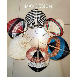 Quạt lá đề trái tim quạt tim nan tre