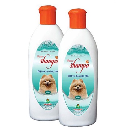 Sữa Tắm Vimedim Shampo 300ml Diệt Ve Rận Bọ Chét Pet-1989