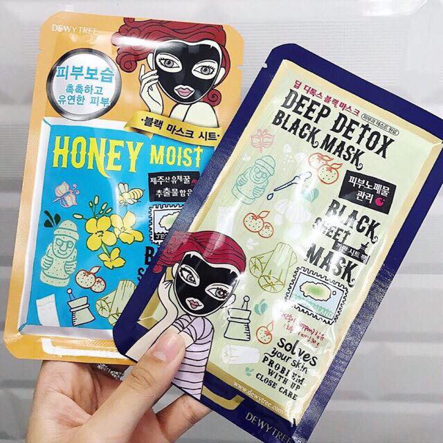 🙉MẶT NẠ MIẾNG DEWYTREE BLACK SHEET MASK🙉