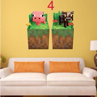 GIẤY DÁN TƯỜNG 3D Game Minecraft NHẬP KHẨU