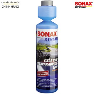 Dung dịch rửa làm trong kính lái cao cấp Sonax Clear View NanoPro 1:100 250ML