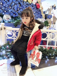 Áo parka lót lông cừu