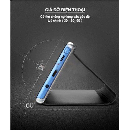 Bao da tráng gương cao cấp Samsung S8/s8 plus