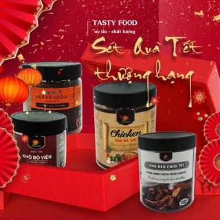 Set 4 loại thịt sấy khô thượng hạng Fansipan hộp 100g-200g