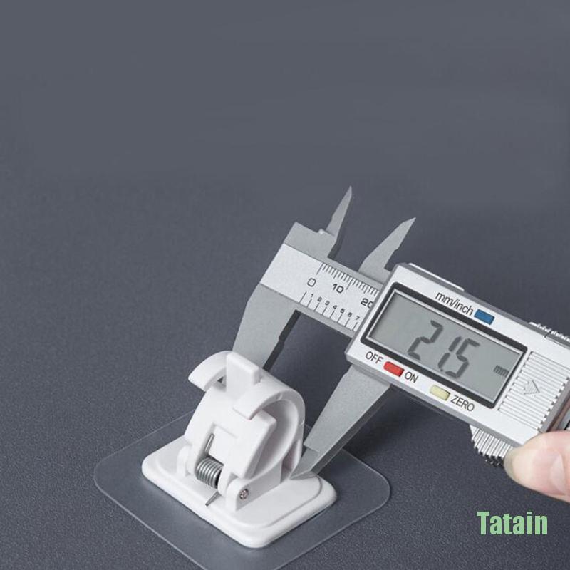 Set 2 kẹp cố định rèm cửa gắn tường có thể điều chỉnh