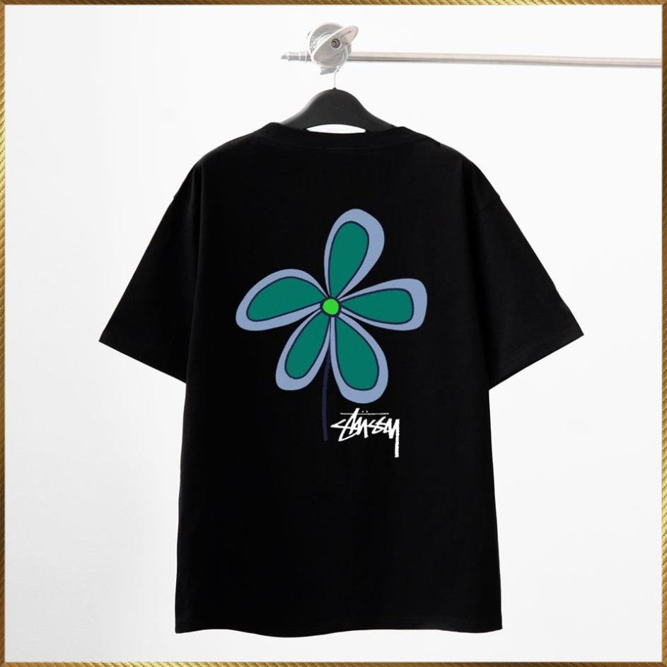 Áo Thun Nam Nữ STUSSY FLOWER Áo Phông STUSSY FLOWER Form Rộng