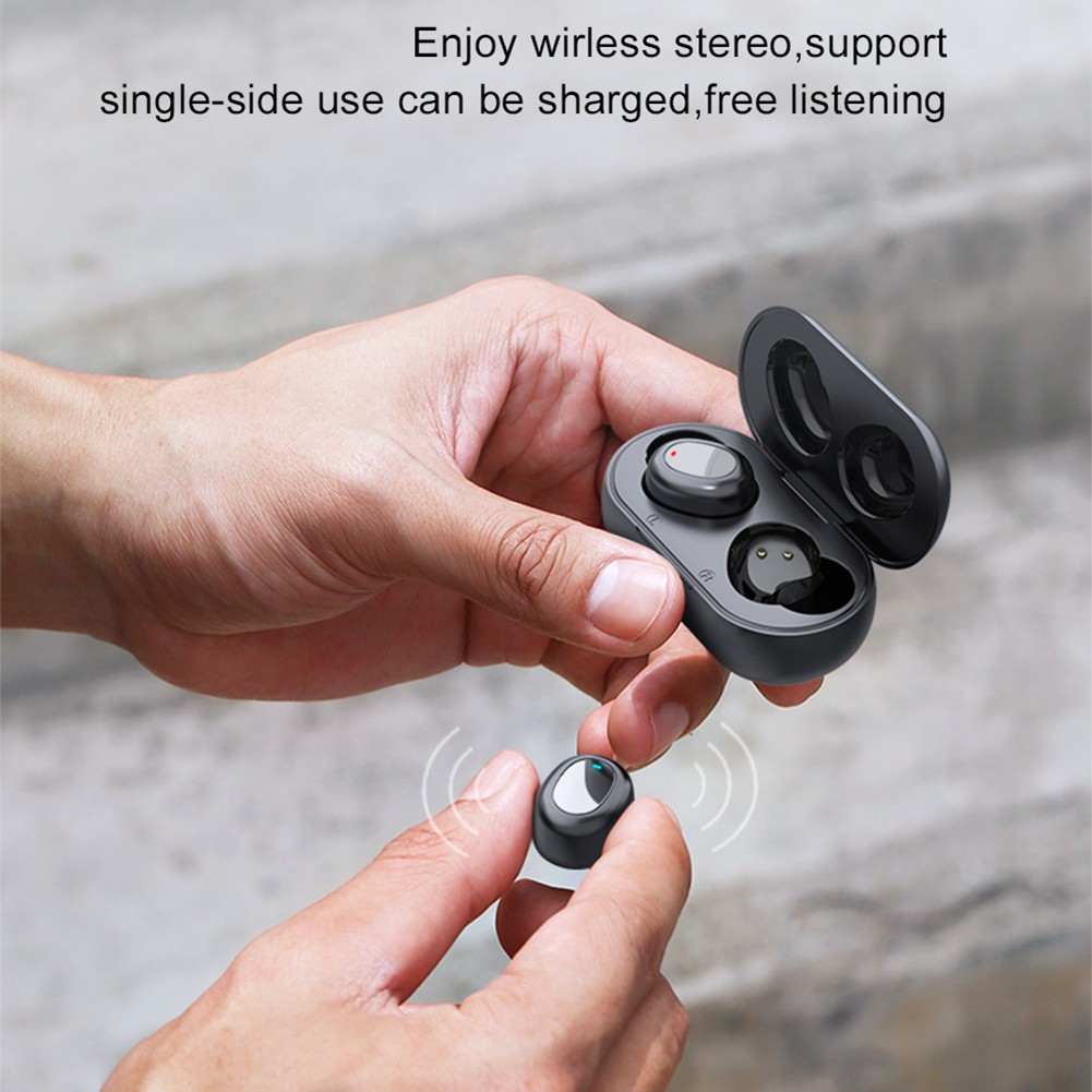 Tai Nghe Nhét Tai Hel + Tw15 Bluetooth V5.0 Không Dây Âm Thanh Stereo Sống Động
