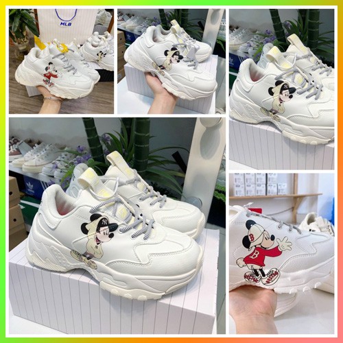 [ FREE SHIP ] Giày thể thao sneaker ML B gồm 2 bản in 3d chuột đỏ, vàng tăng chiều cao, đế êm hot trend