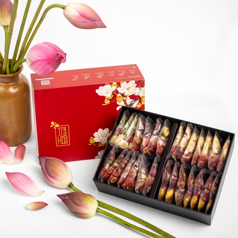 HỘP TRÀ HOA REDMELON 28 GÓI