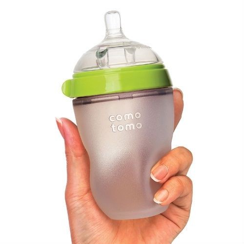 Bình sữa Comotomo 250ml đơn xanh chính hãng, được đổi ty