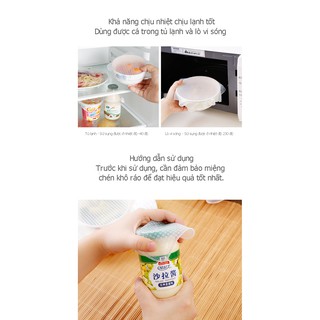 Bộ 4 Màng Bọc Thực Phẩm Silicon Stretch&Fresh